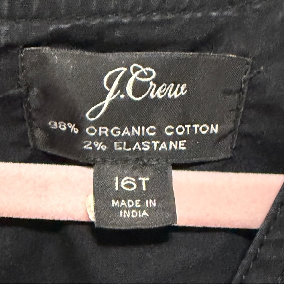 ❌SOLD❌J.CREW Ruffle Stretch Cotton Poplin Wide Leg Cropped Jumpsuit in Black - Picture 9 of 10